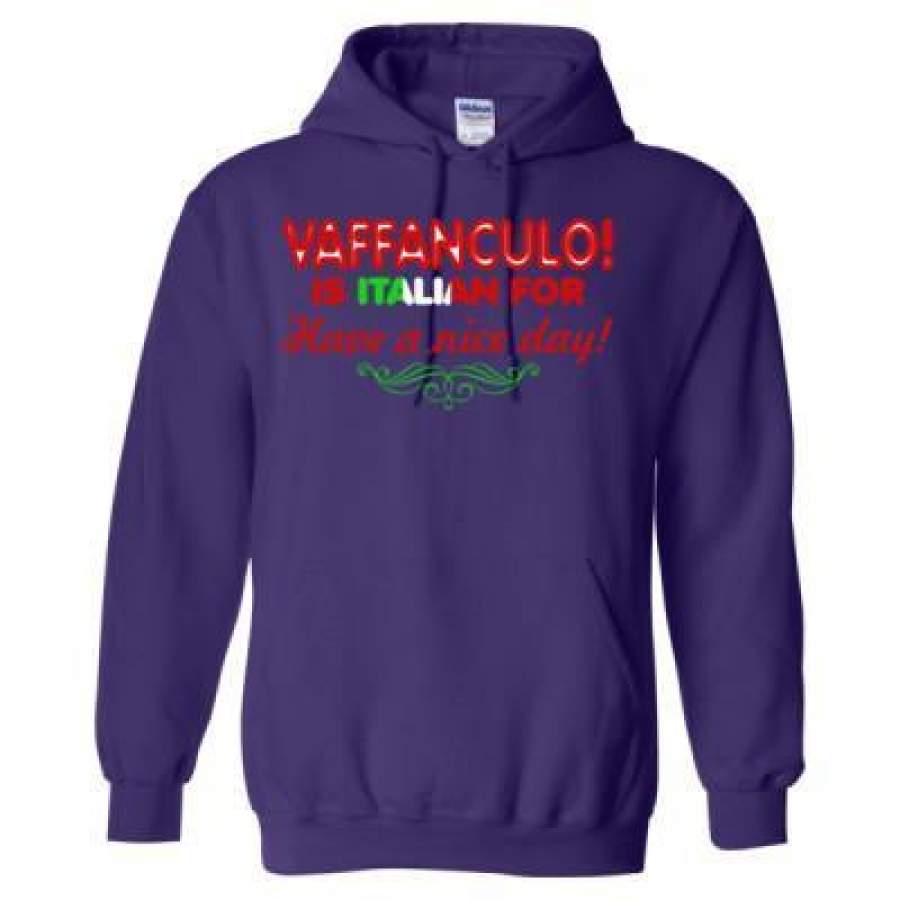 AGR Vafancullo Is Italian For Have A Nice Day – Heavy Blend™ Hooded Sweatshirt