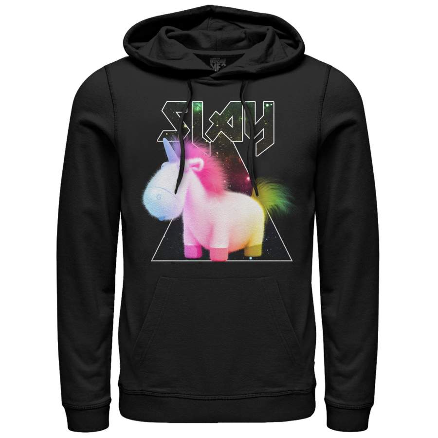 Despicable Me Men’s Metal Rock Unicorn  Lightweight Hoodie