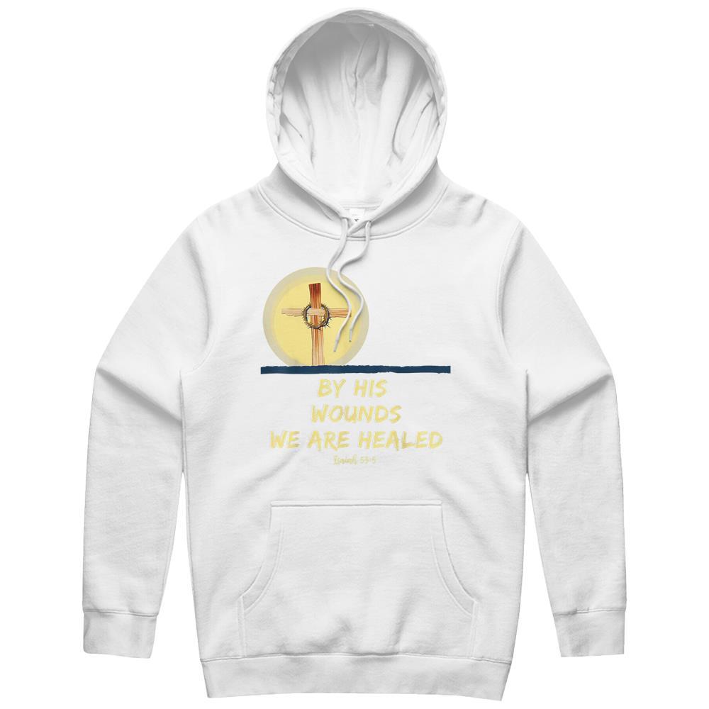 By His Wounds We Are Healed Isaiah 53 Christian Easter Hoodie - DaisyFaith