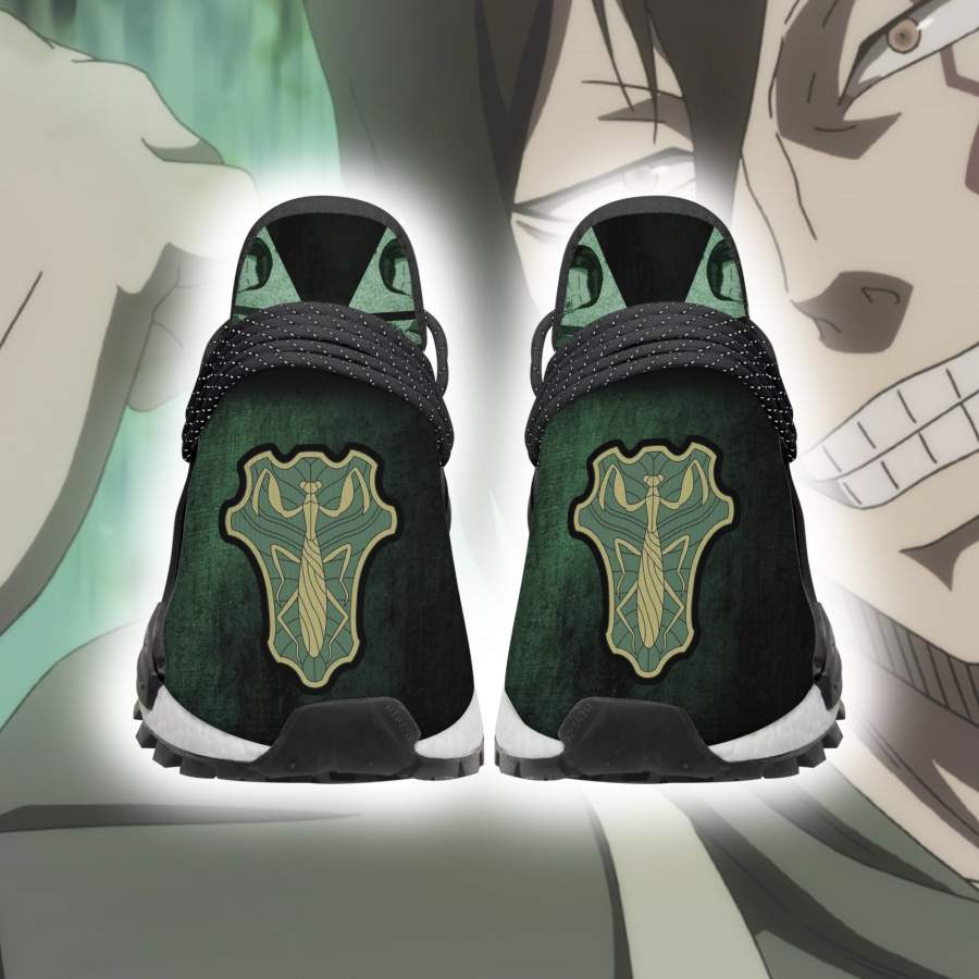 Green Mantis NMD Sneakers Magic Knight Black Clover Anime Shoes