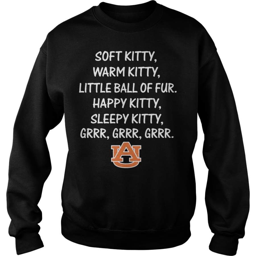 Auburn Tigers Alternate Orange AU Soft Kitty warm kitty little – Sweatshirt