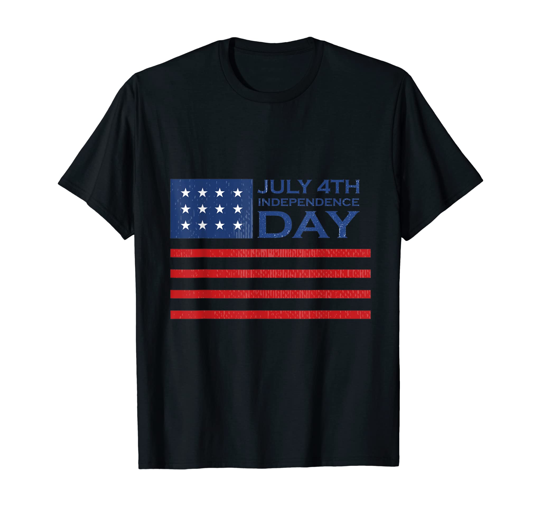 US Happy Independence Day Stars Stripes Women Men Kids T-Shirt