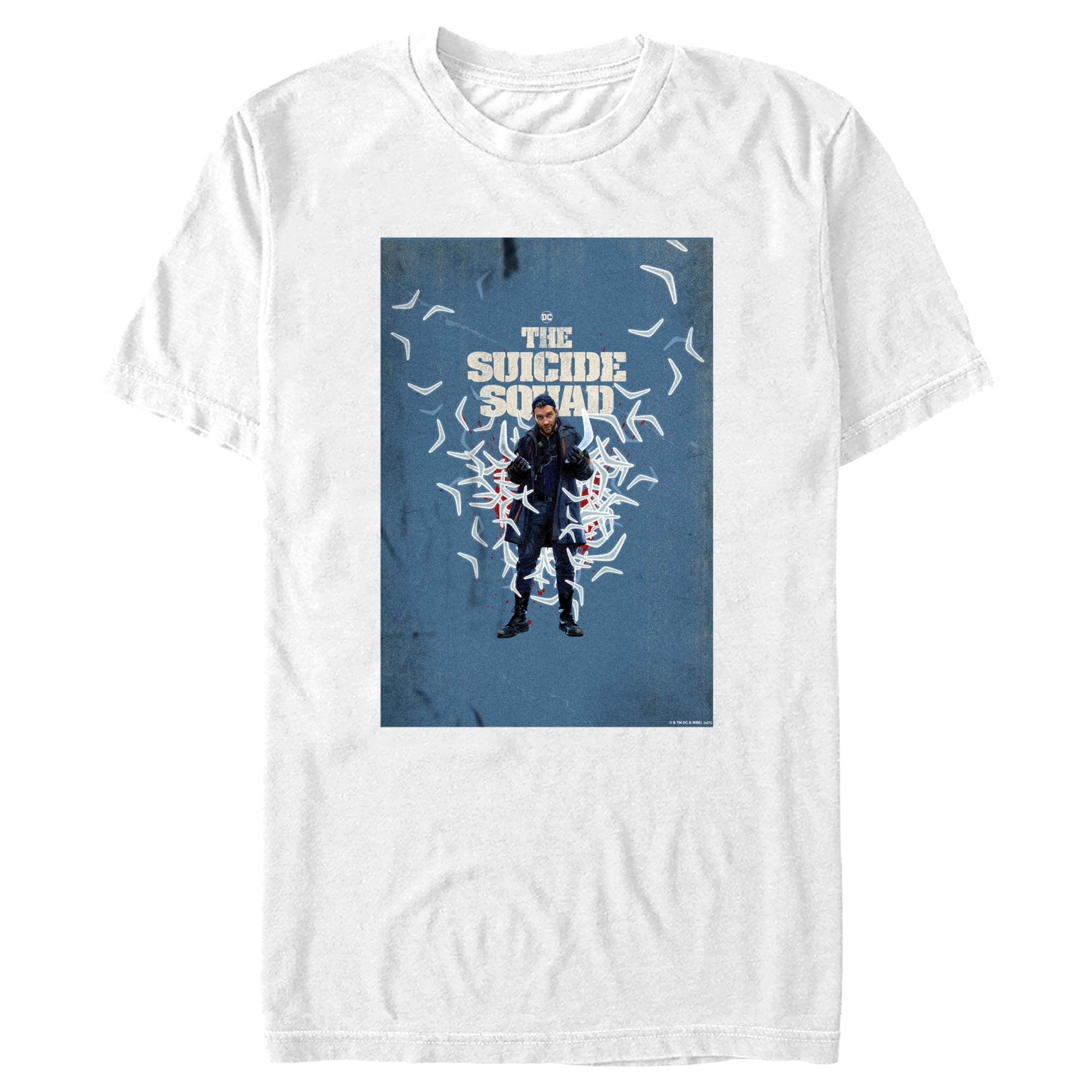 The Suicide Squad Men’S Captain Boomerang Poster  T-Shirt