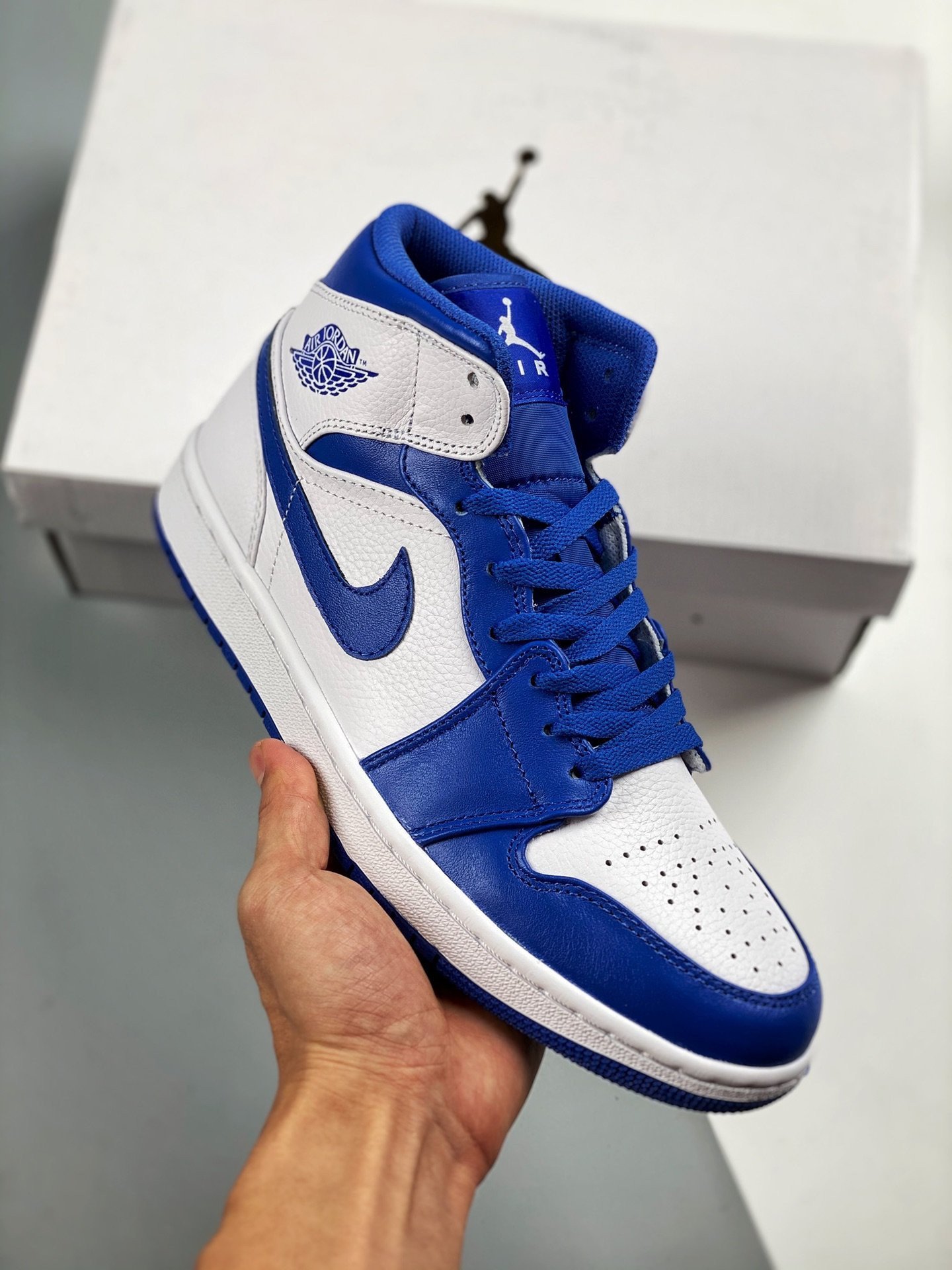 JD 1 Mid WhiteHyper Royal 554724-114 5341559