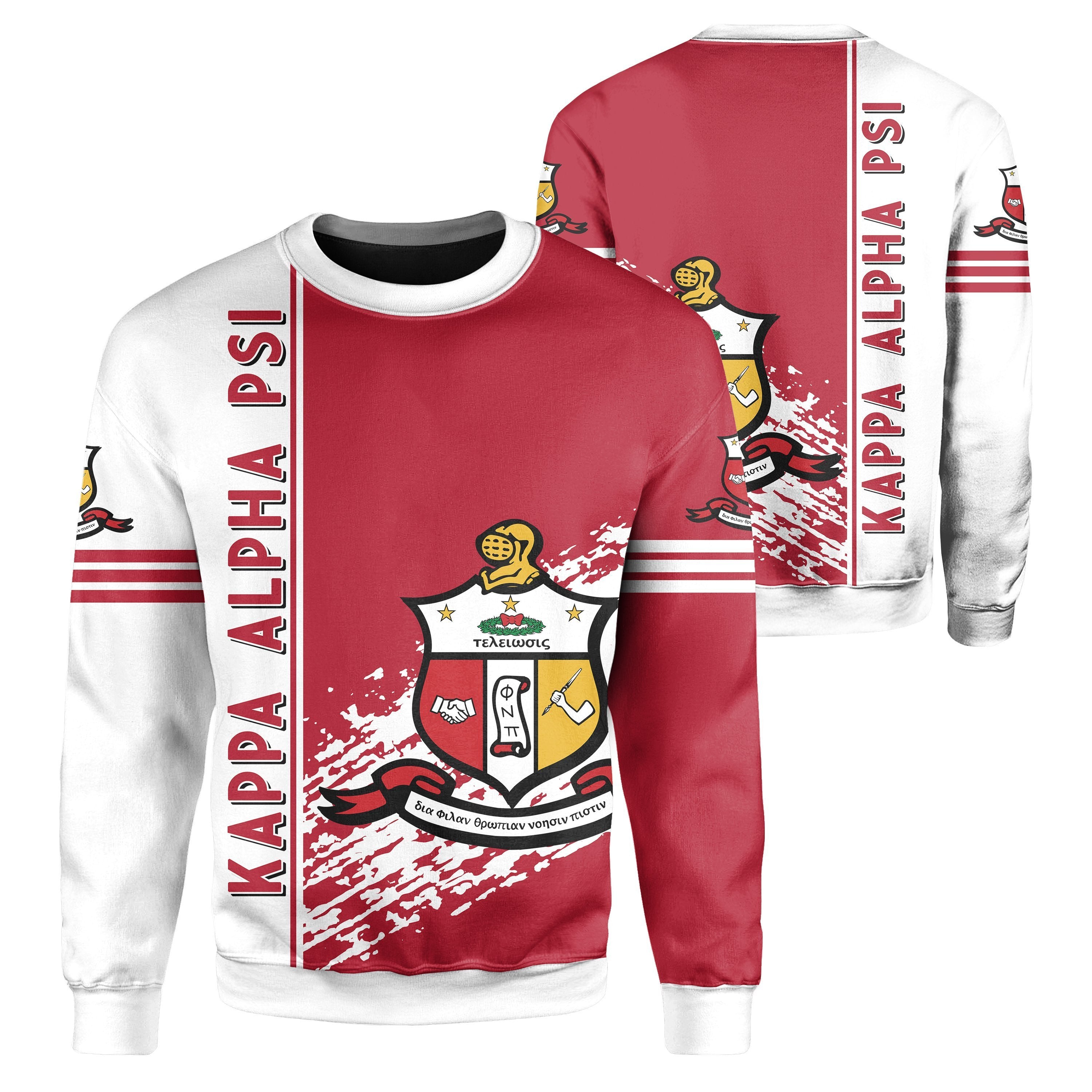 Greek Life Sweatshirt – Kappa Alpha Psi Sweatshirt Quarter Style