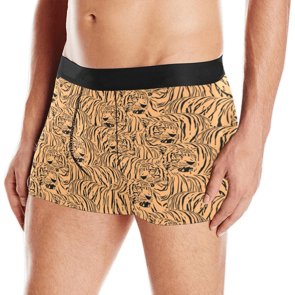 Bengal Tigers Pattern Men’S All Over Print Boxer Briefs Men’S Underwear