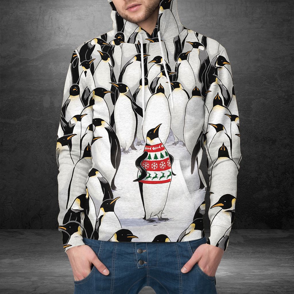 Christmas Penguin G51113 – All Over Print Unisex Hoodie