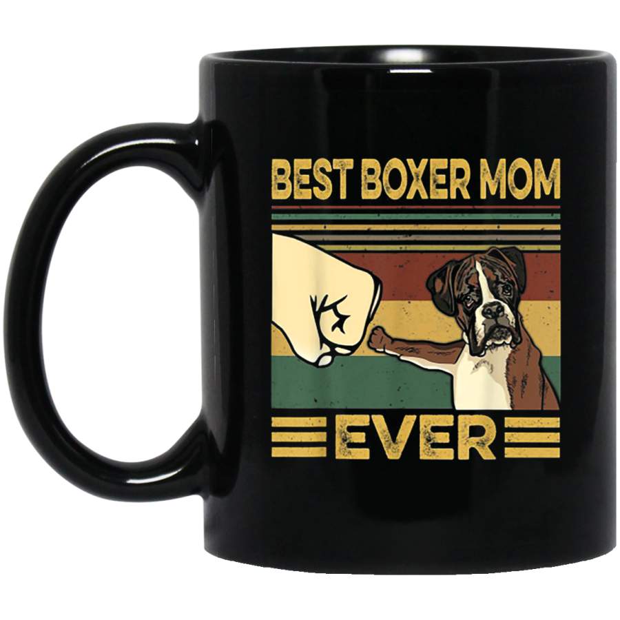 Best Boxer Mom Ever Retro Vintage Mug