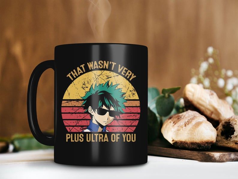 Black Mug That Wasn’t Very Plus Ultra Of You Mug Midoriya Izuku Mug My Hero Academia Mug Retro Vintage Premium Sublime Ceramic Coffee Mug H99