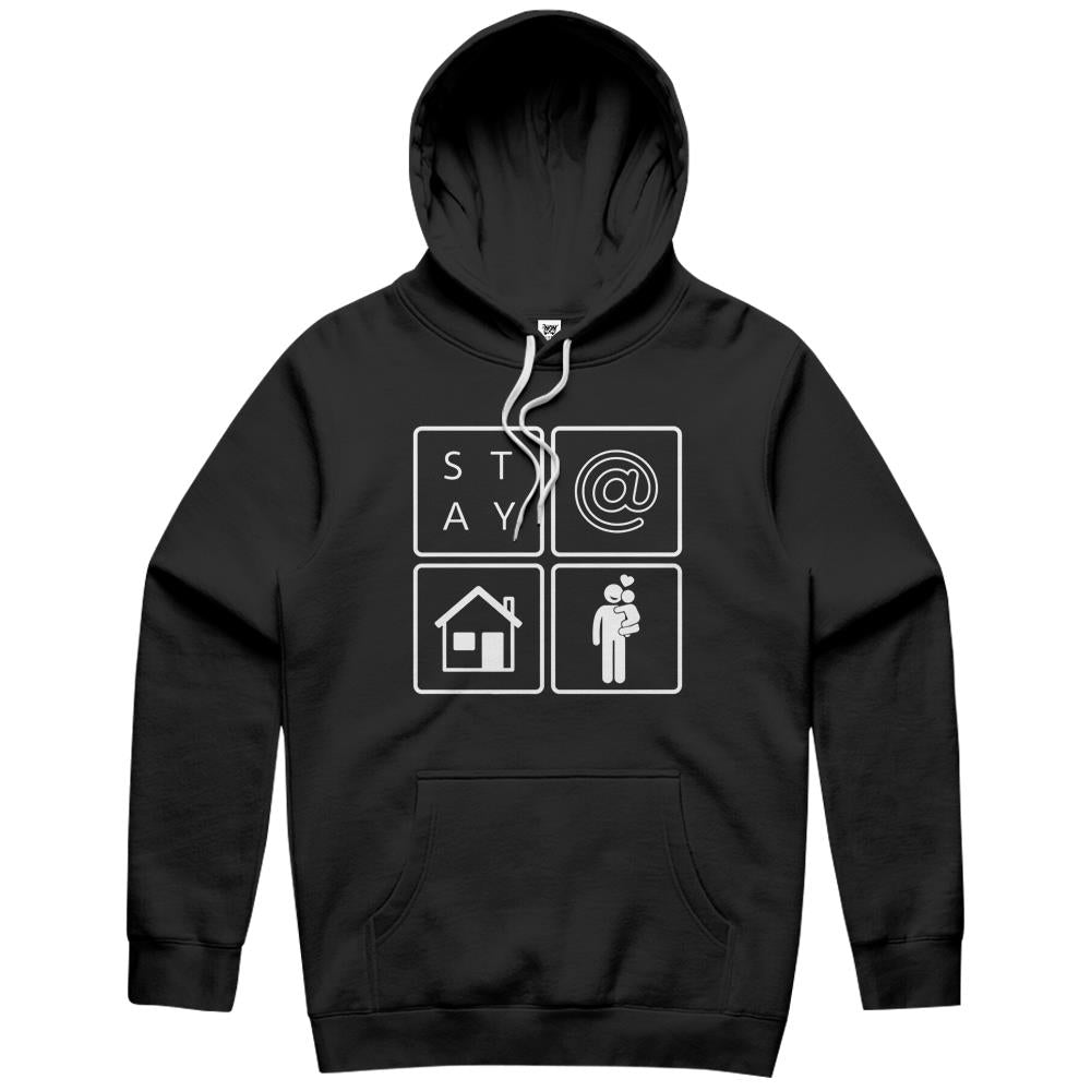 Mens Stay At Home Dad For Gift – S@H Squares Style Sahd Father’S Day Gift Hoodie