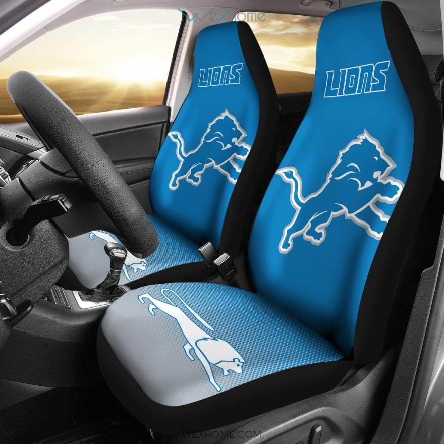 New Fashion Fantastic Detroit Lions Car Seat Covers Unique Car Gift 2021