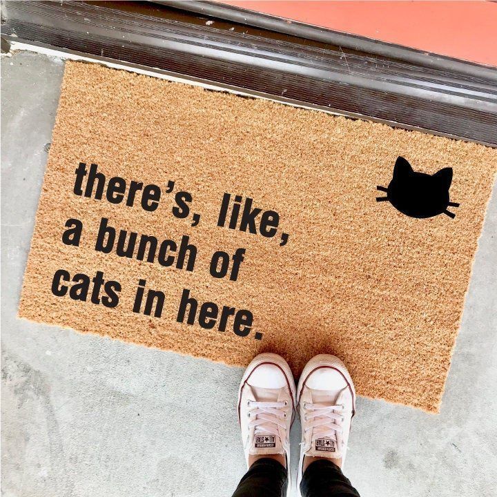 There like a bunch of cats in here CLA1710013D Doormat