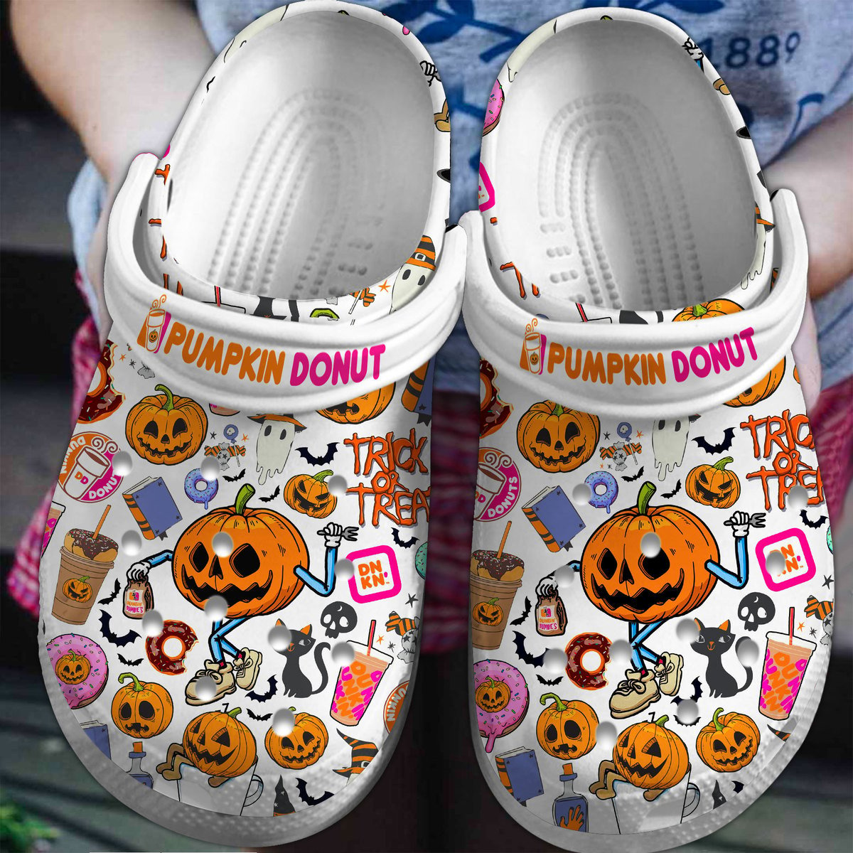 Dunkin Donuts Crocs Crocband Clogs Shoes Comfortable For Men Women and Kids