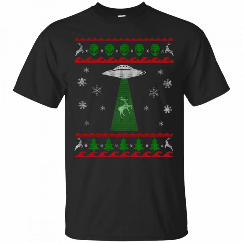 Ugly Christmas Sweater Abduction Reindeer