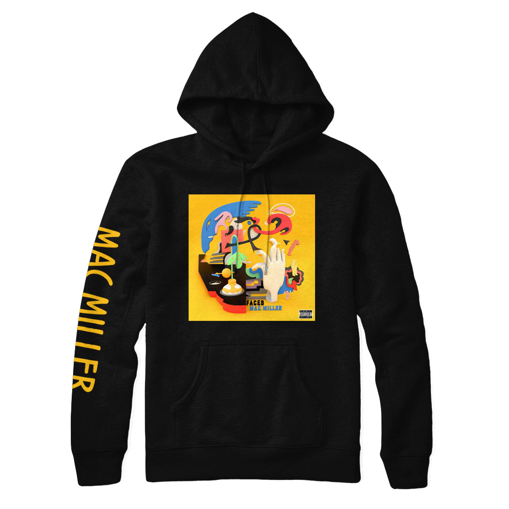 Mac Miller Faces Cover Pullover Hoodie