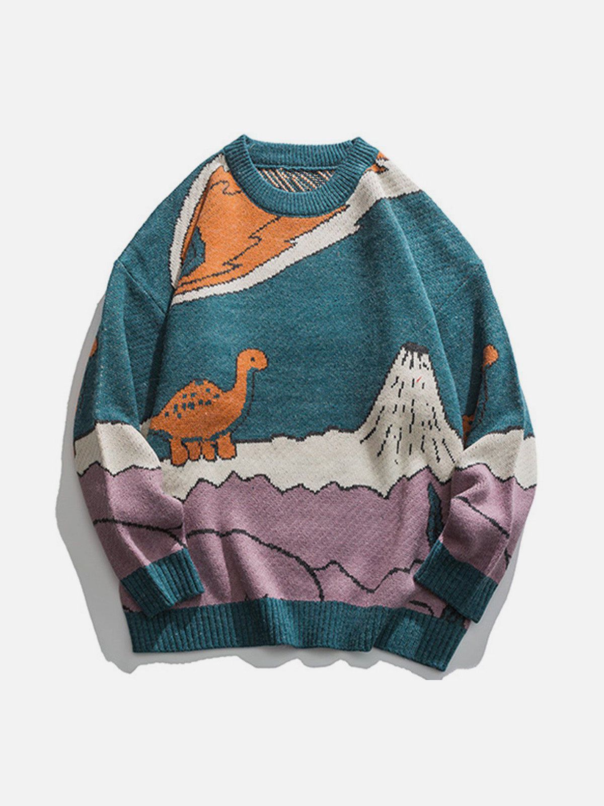 Talishko™ – Cartoon Little Dinosaur Knit Sweater