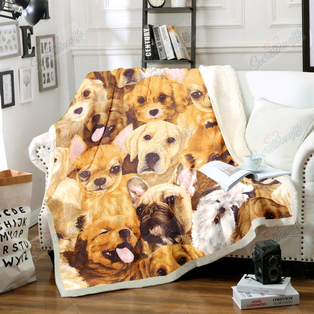 Puppy Love Xa0701200Cl Fleece Blanket