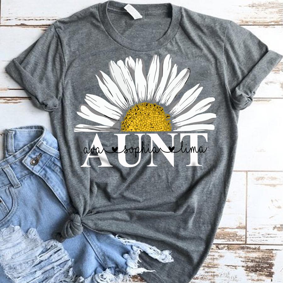 Aunt Daisy, Family Customize Personalized T-Shirt, Hoodie Adult, Kid, Unisex