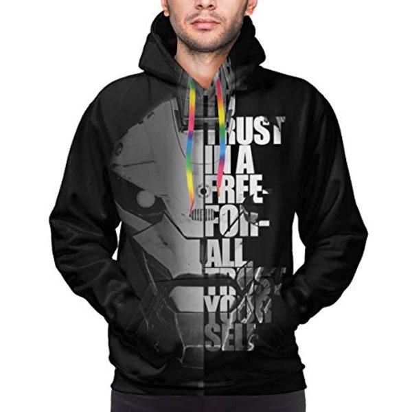 Destiny 2 Hoodies – Destiny 2 Forsaken Cayde 6 Black Pullover Drawstring Hoodie