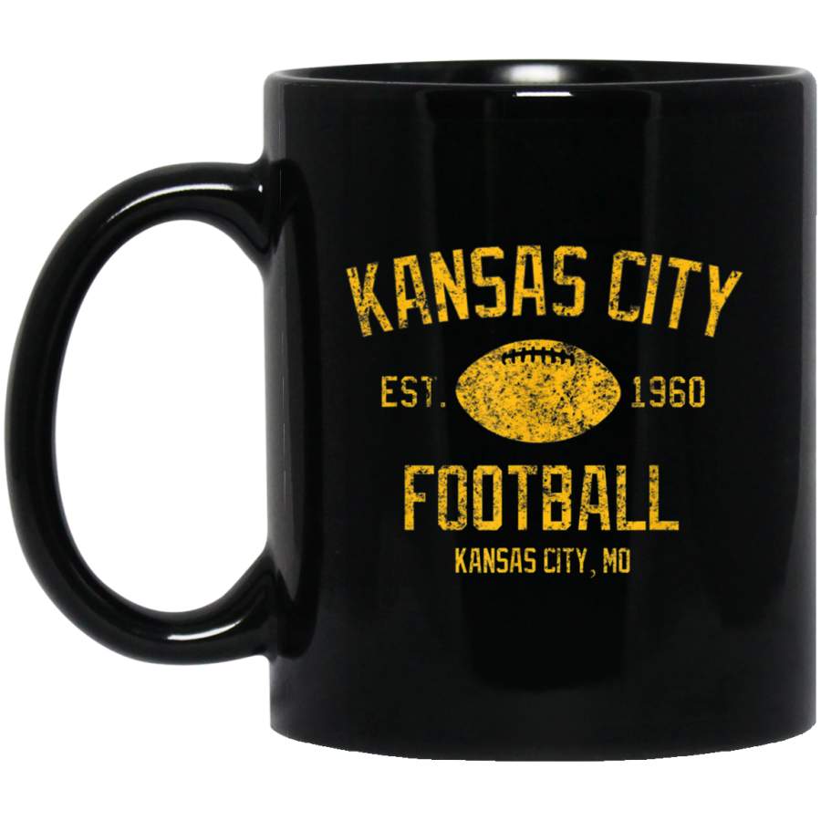 Vintage Kansas City Football Retro Classic 1960 Apparel Mug