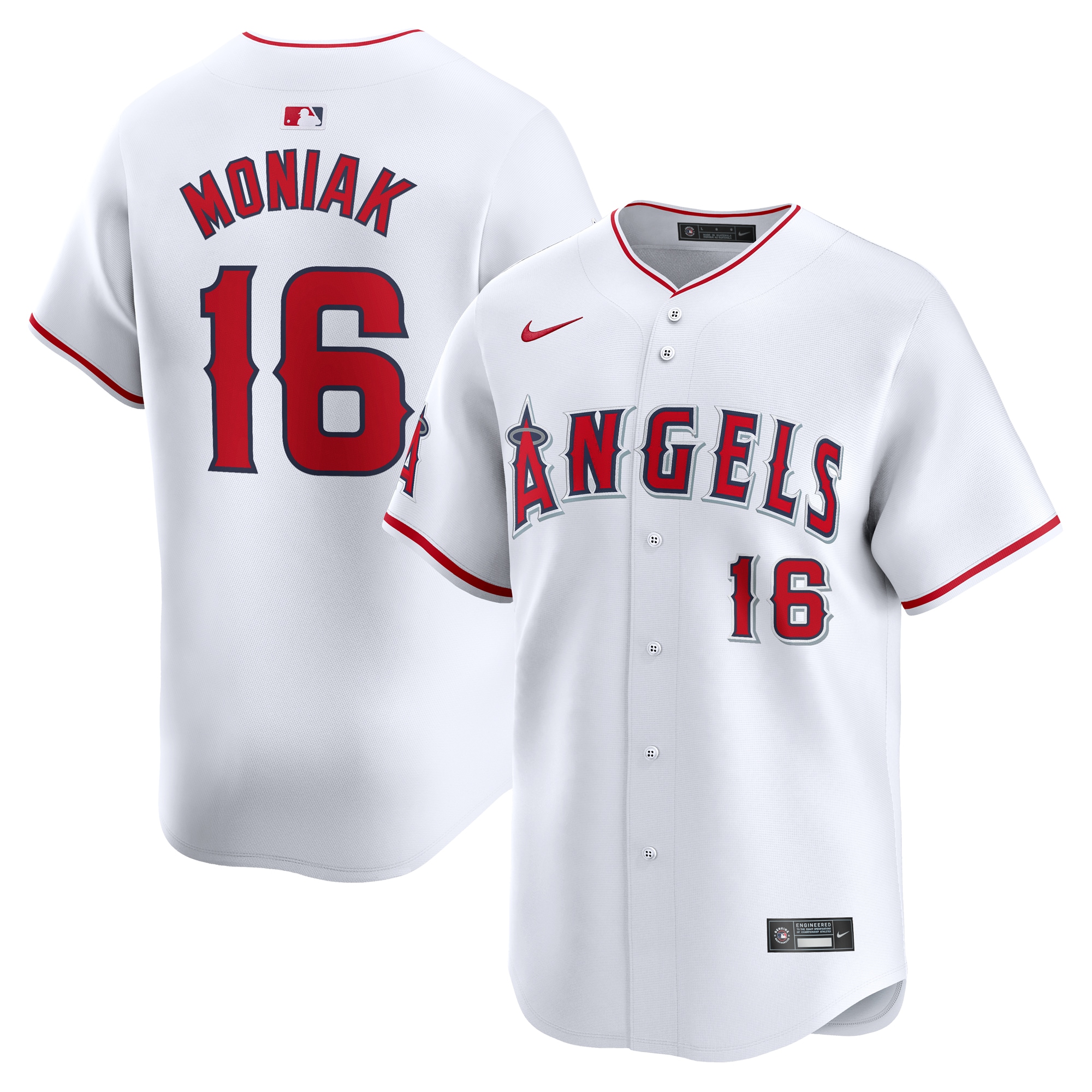 Mickey Moniak Los Angeles Angels Home Limited Player Jersey – White