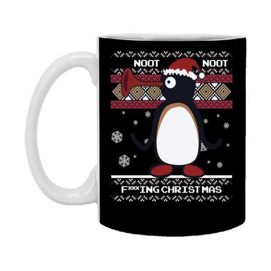 Penguin noot noot fucking Christmas ugly 11 oz Mug