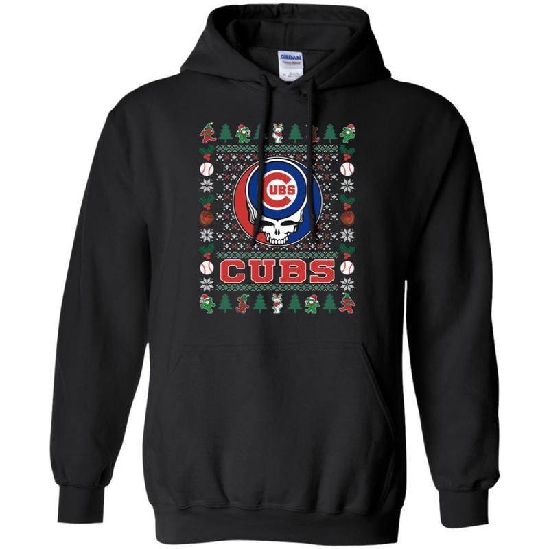 Grateful Dead Chicago Cubs Christmas Shirt Perfect Christmas Gift Va08