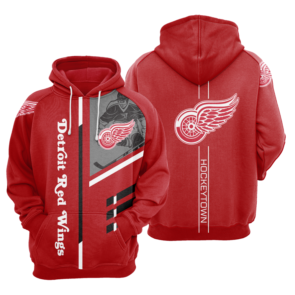 Detroit Red Wings Detroit Red Wings 3D Hoodie Sweatshirt