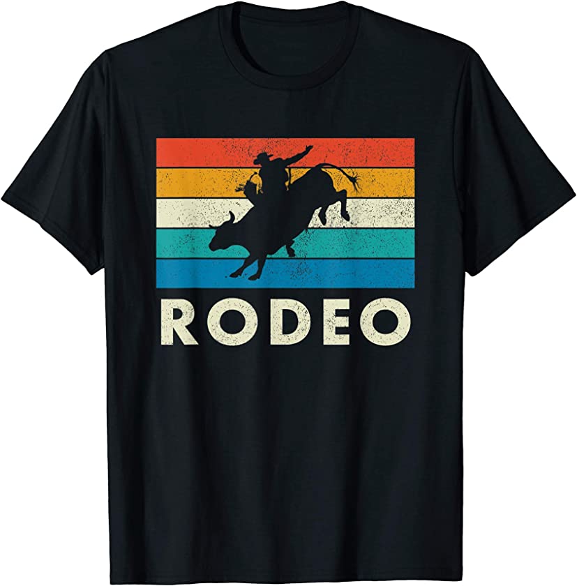 Vintage Rodeo Bull Riding Western T-Shirt