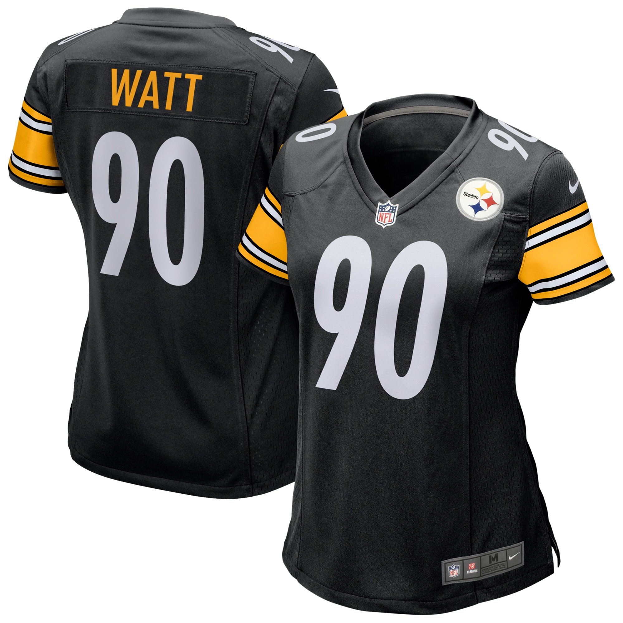 T.J. Watt Pittsburgh Steelers Women's Game Jersey – Black