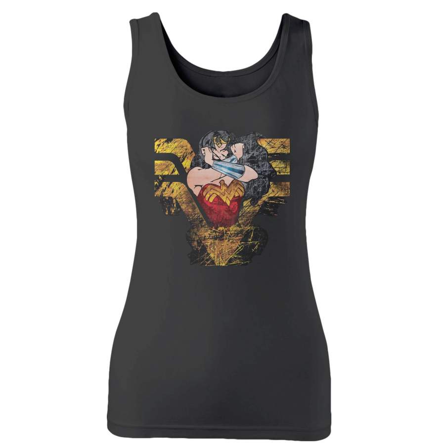 Wonder Woman Dc Comics Superhero Woman’s Tank Top