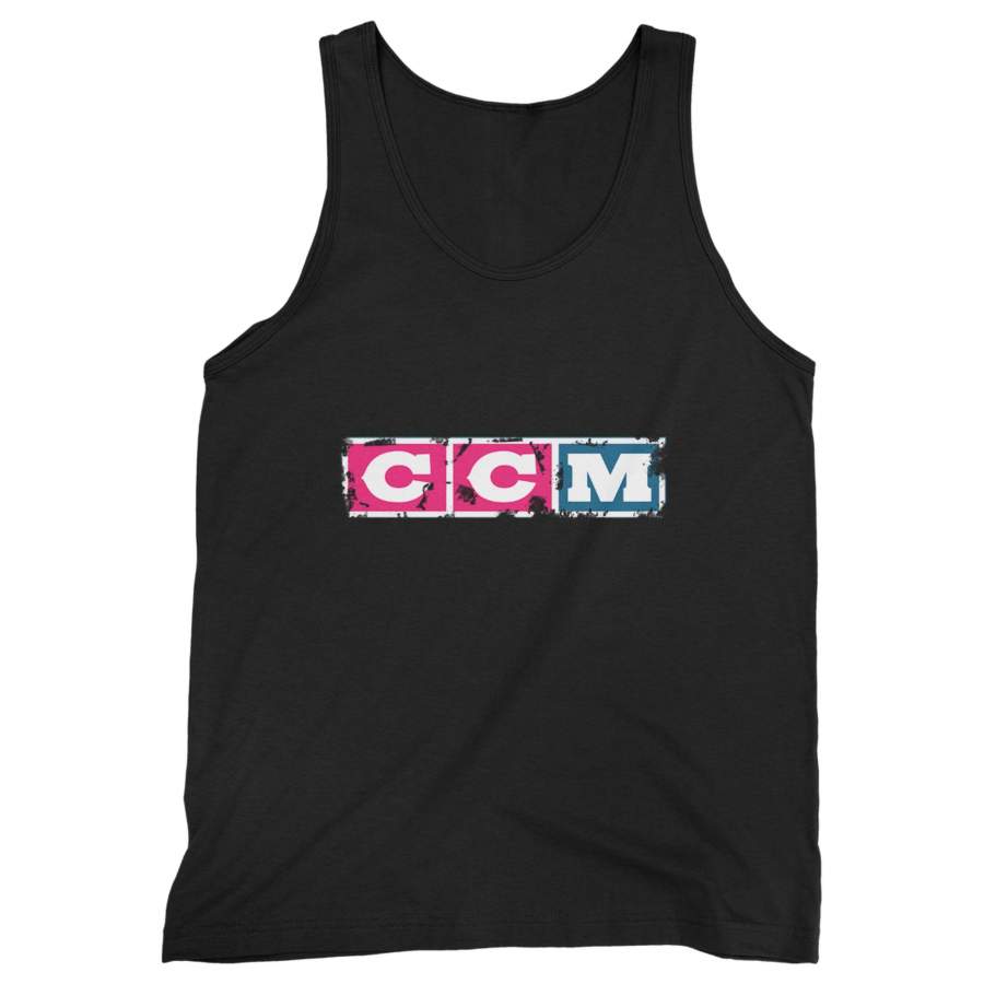 Ccm Logo Hockey Crack Man’s Tank Top