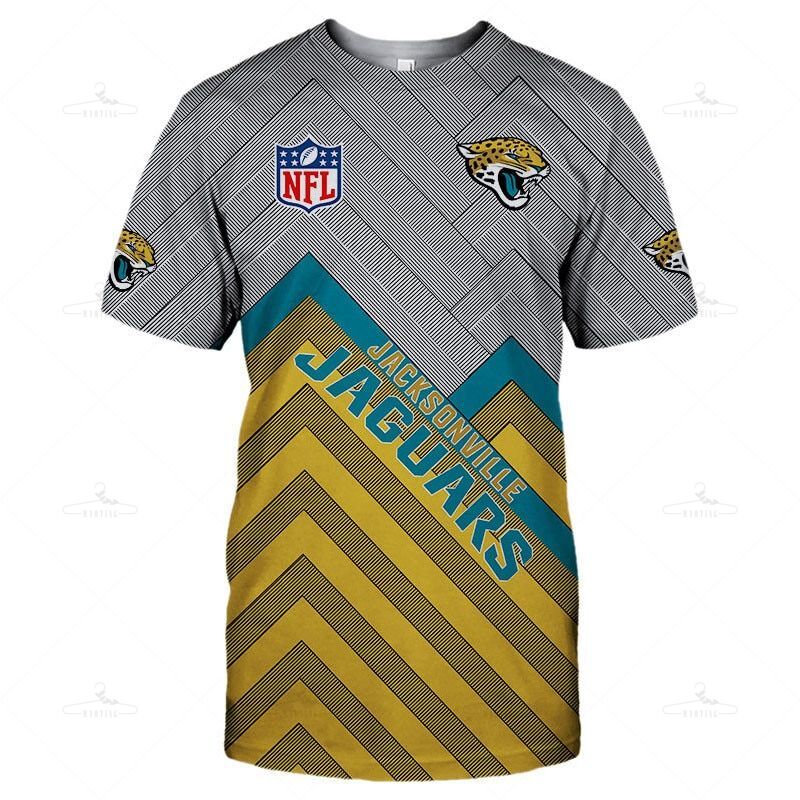 Jacksonville Jaguars T-Shirt Short Sleeve Custom  Gift S