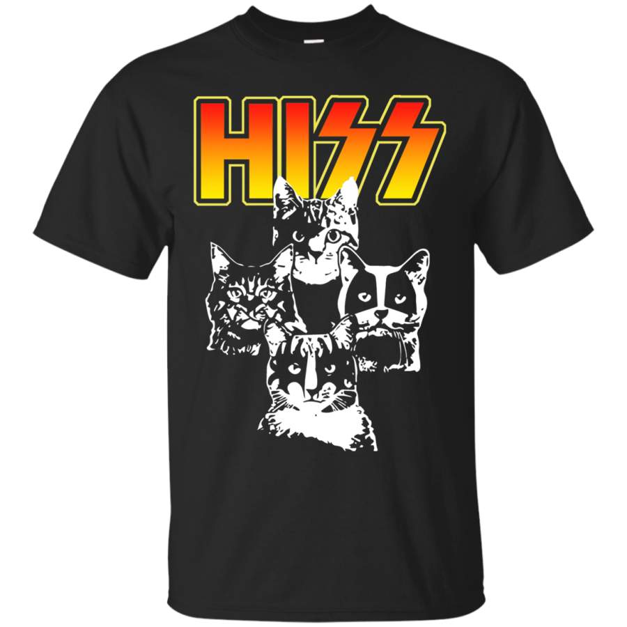 AGR Hiss Kiss Cats Kittens Rock shirt