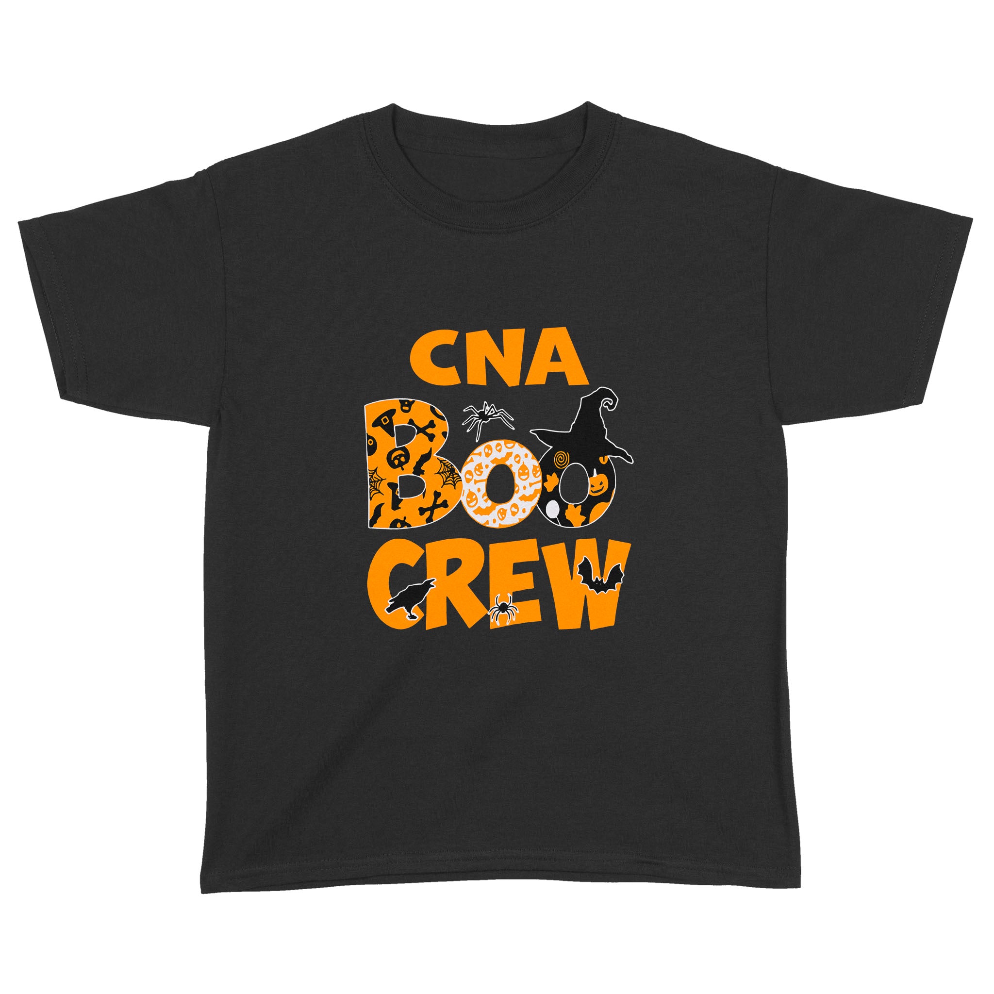 Halloween Cna Boo Crew Witch T-Shirt – Standard Youth T-Shirt