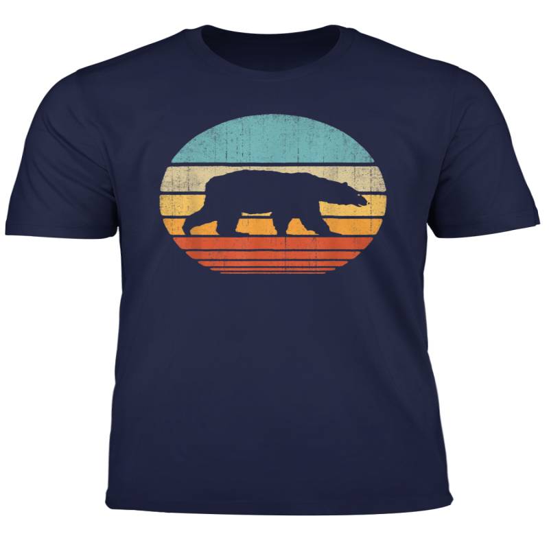 Polar Bear Vintage 60S 70S Retro Gift Animal Lover Women Men T Shirt