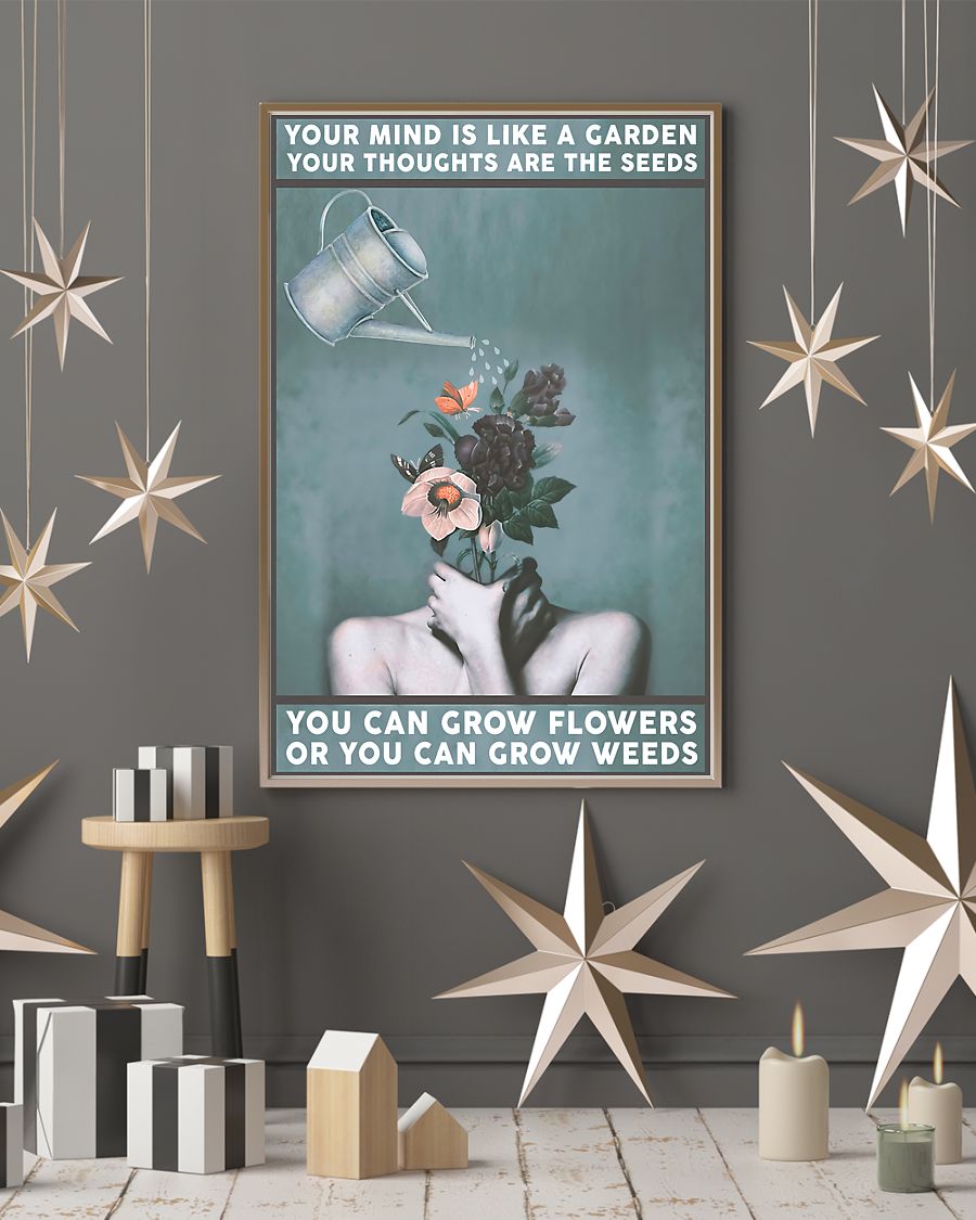 Garden Grow Weeds Vertical Canvas And Poster | Wall Decor Visual Art