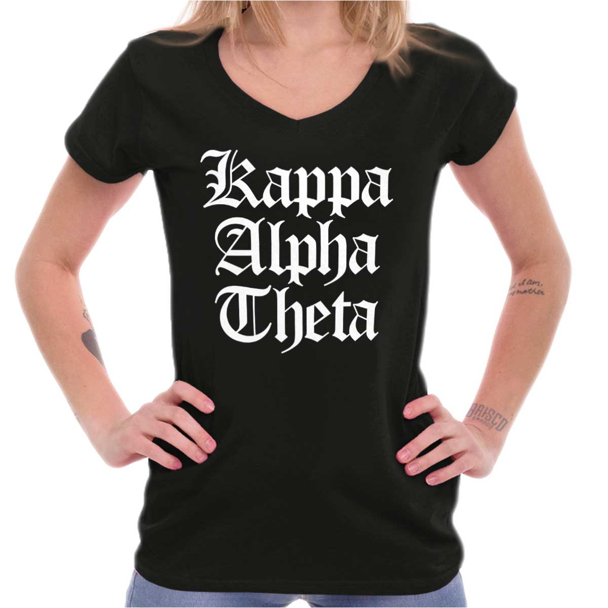 Ritual Of A Theta Junior Fit V-Neck T Shirt
