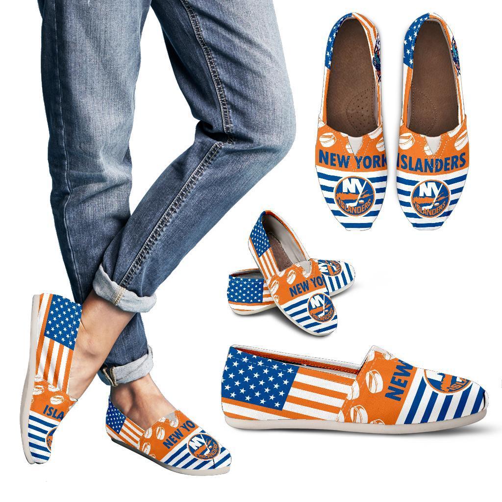 Proud of American Flag New York Islanders Casual Shoes