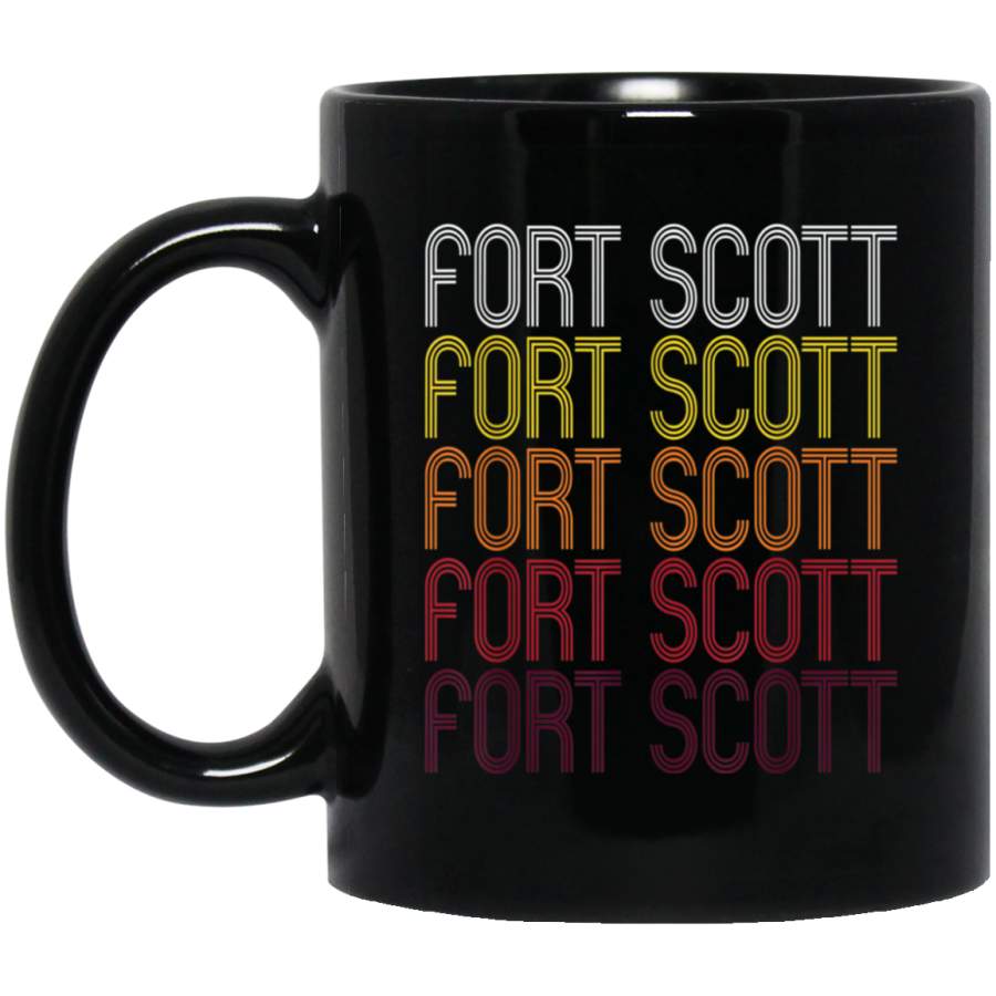 Fort Scott KS  Vintage Style Kansas Mug