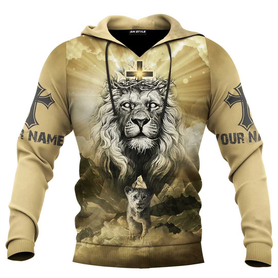 Jesus Father And Son Man Of God Jesus Family Faith Customized 3D All Overprinted Hoodie