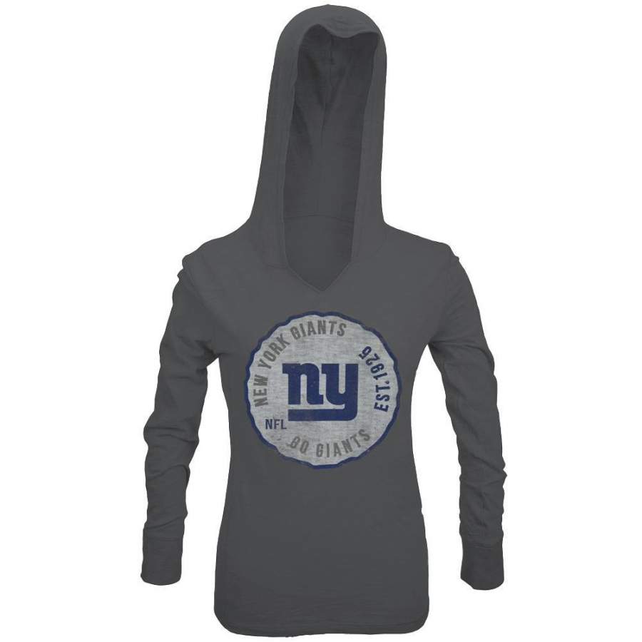 New York Giants – Primetime Juniors Hooded Long Sleeve T-Shirt