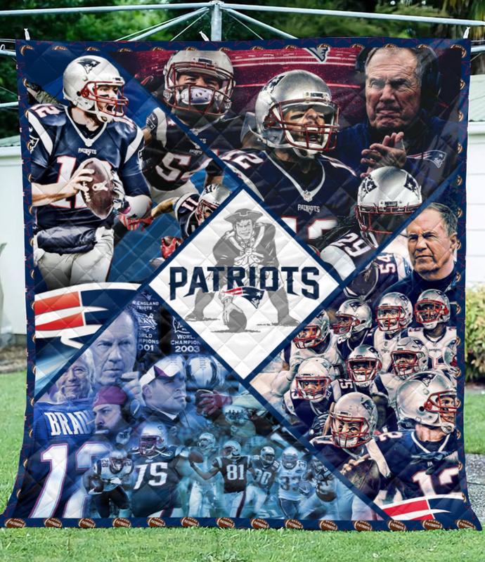 New England Patriots Quilt Blanket T359-Hao1