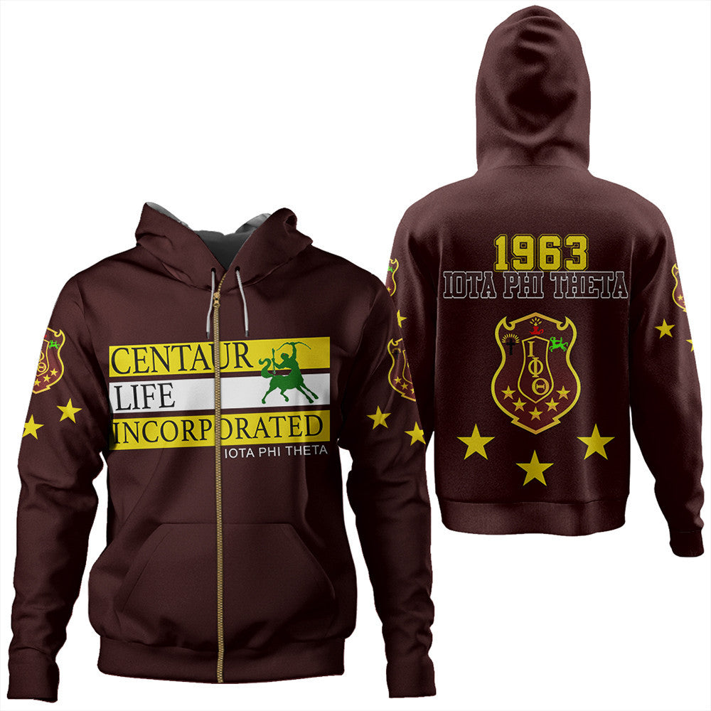 Fraternity Hoodie – Iota Phi Theta Greek Life Zip Hoodie