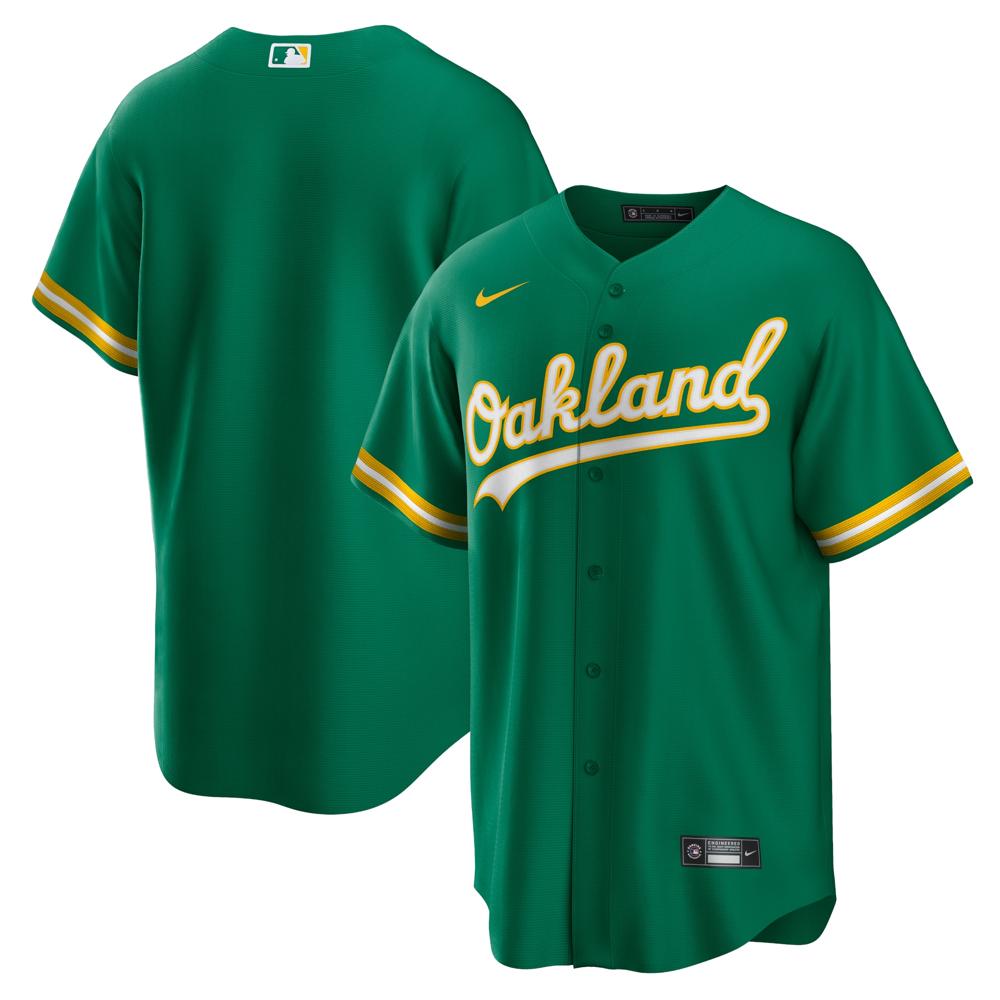 Oakland Athletics Alternate Replica Team Jersey – Green