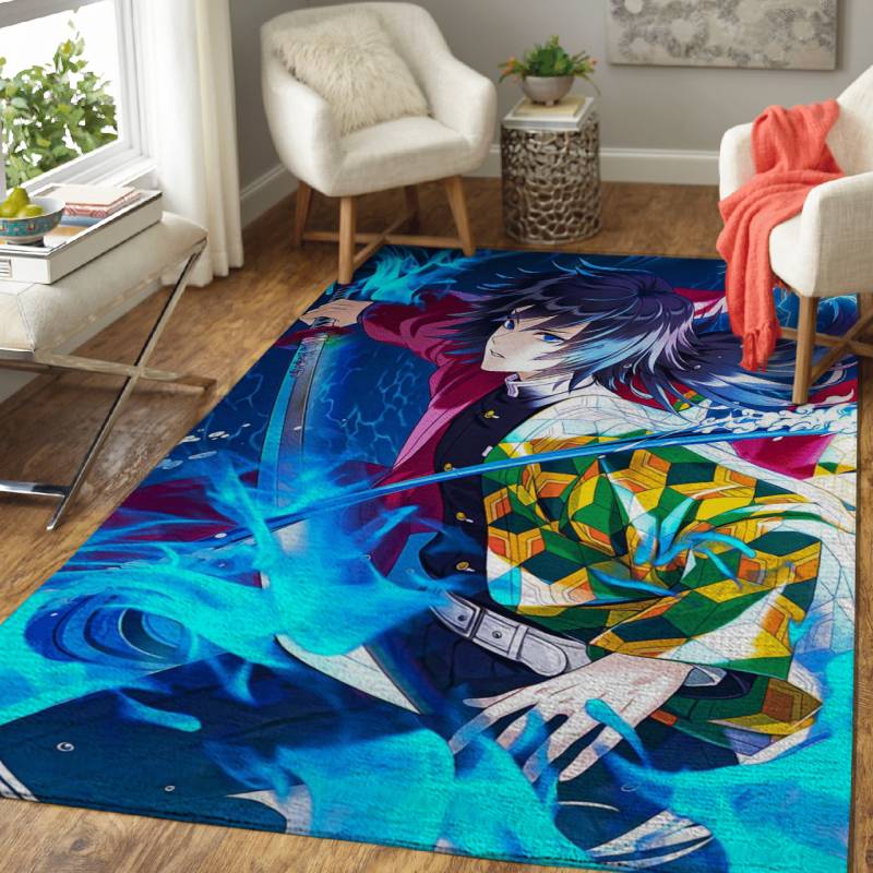 Giyu Tomioka Anime Manga Area Rug – Carpet