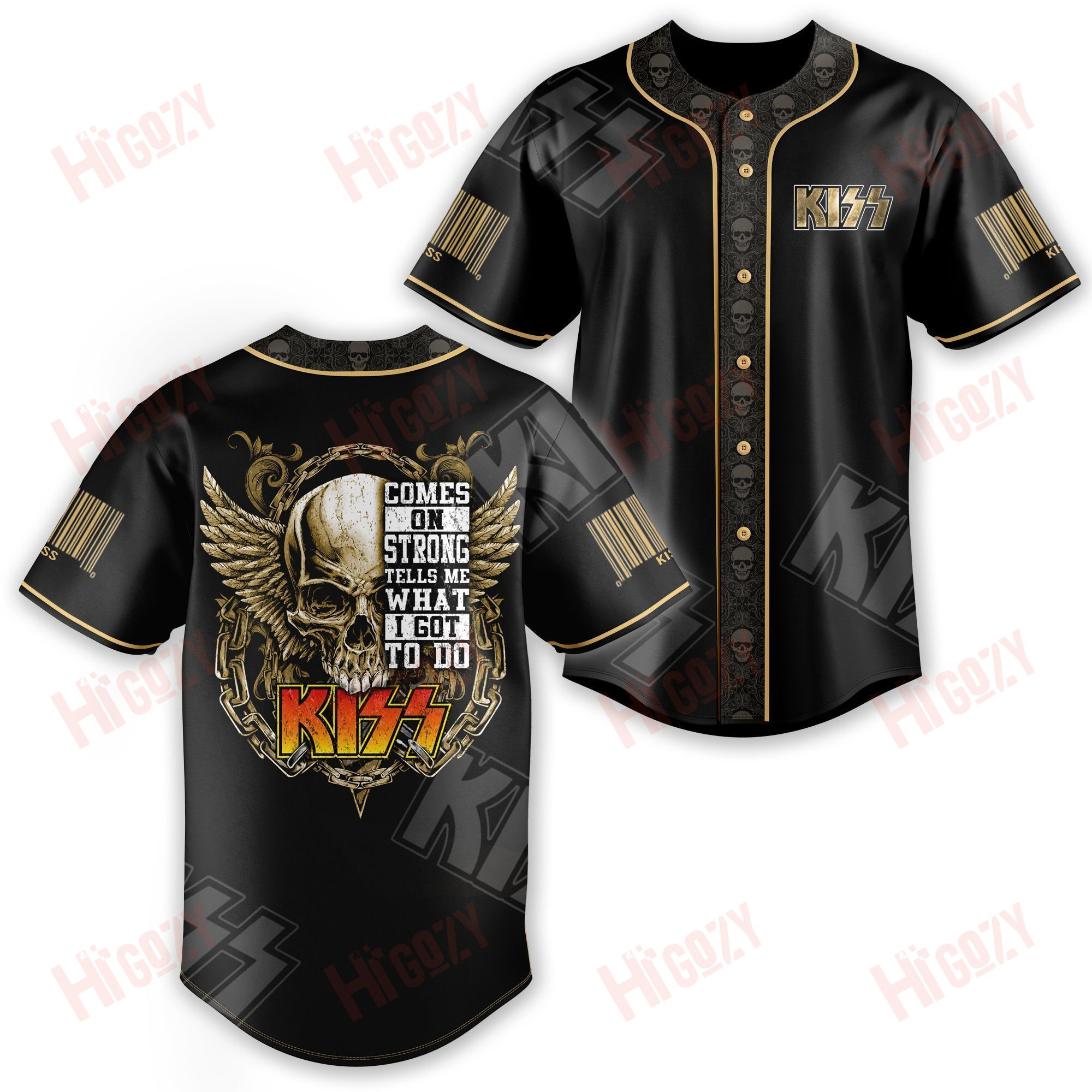 Kiss Band Jersey Shirt Bigmeok