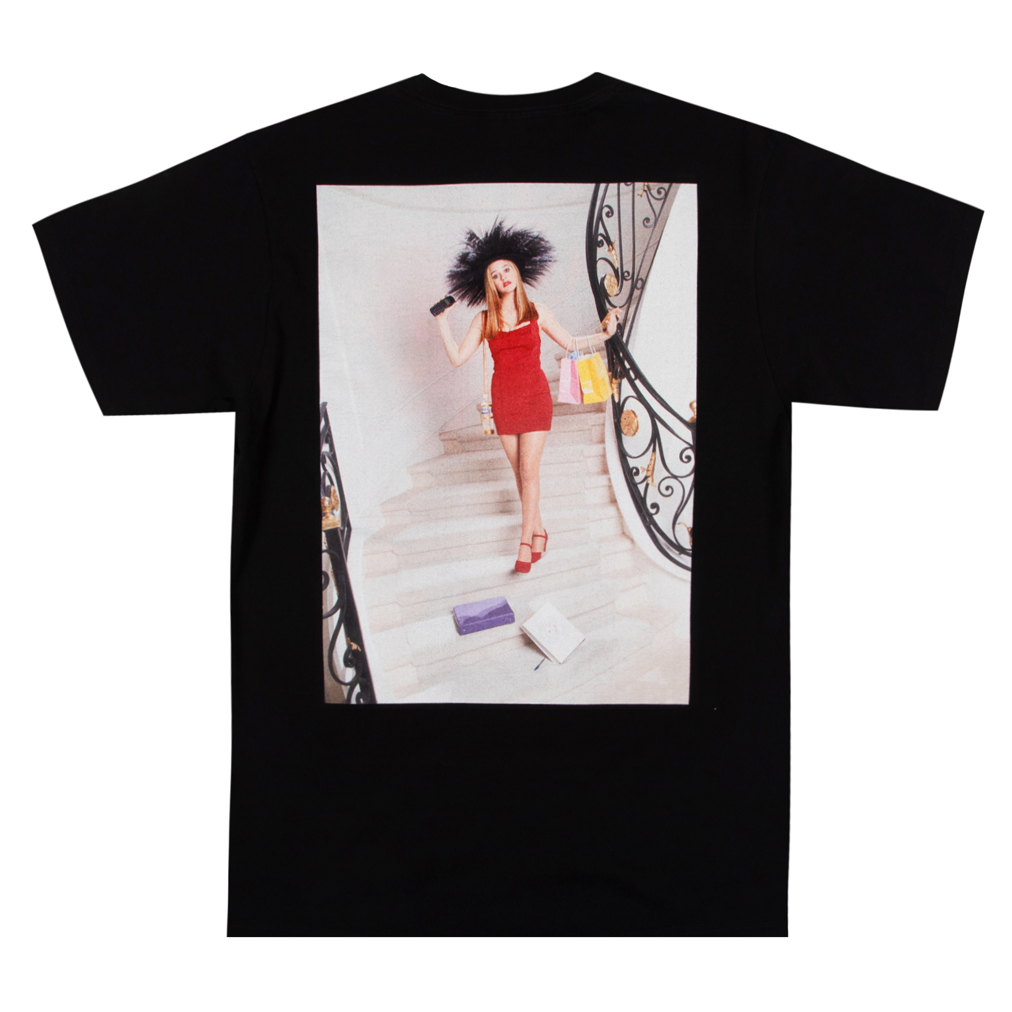 Cher Staircase Black Tee