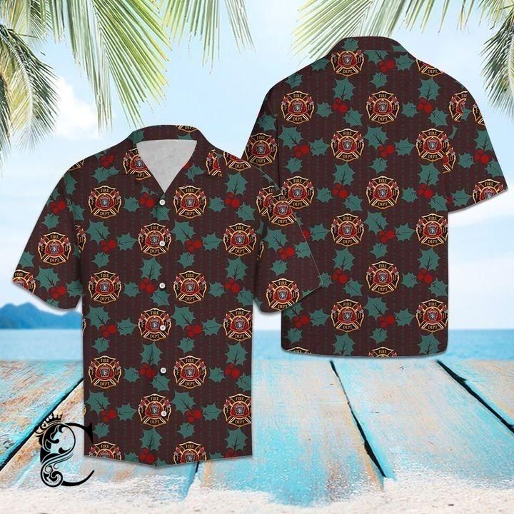 Beach Shirt Find Firefighter Leaves Hawaiian Shirt- Chillicothemall