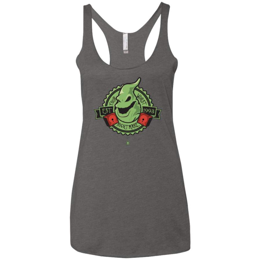 YOUR WORST NIGHTMARE Women’s Triblend Racerback Tank